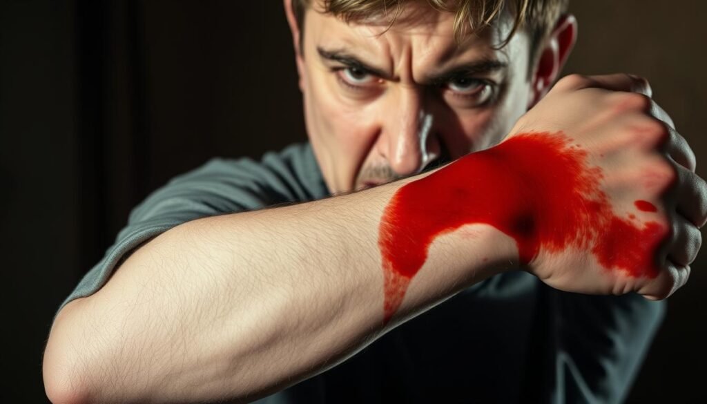 Symptoms of blood phobia